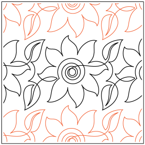 Dizzy Sunflower Pantograph