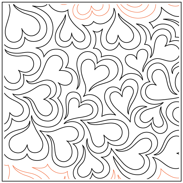 Echoed Hearts Pantograph