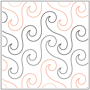 Aunt Martha's Swirl Pantograph