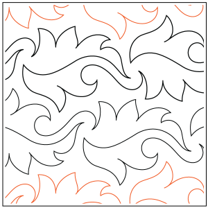 Angel Wing Begonia - Offset Pantograph