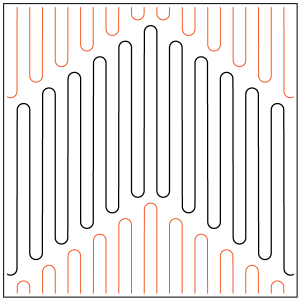 Corrugation #2 - Bias Cut Pantograph