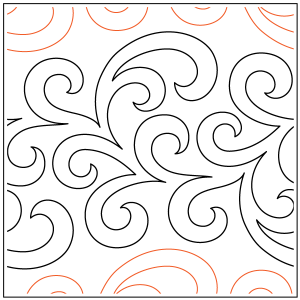 Willow Leaf's Feather Frond Pantograph