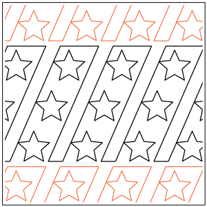 Angled Stars Pantograph