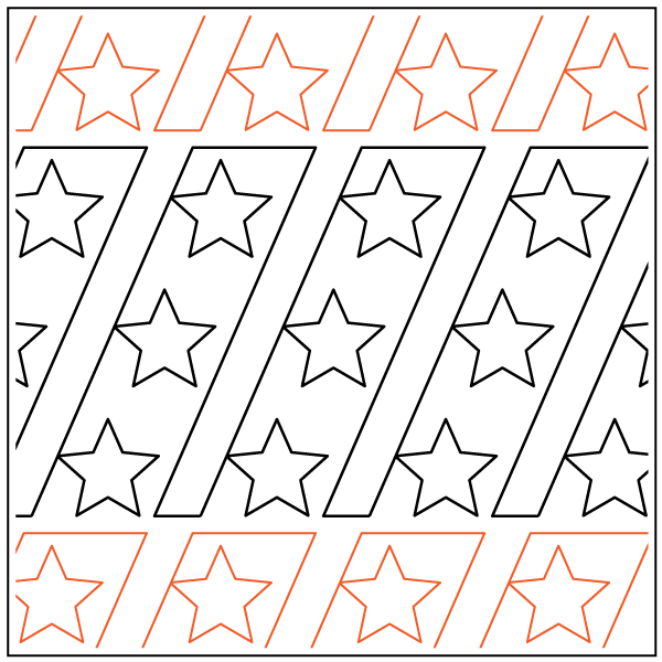 Angled Stars Pantograph