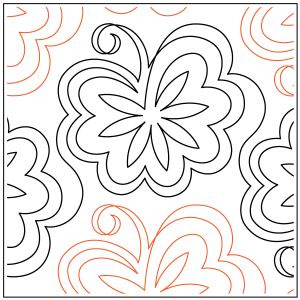 Jessica's Star Flower Duet Pantograph