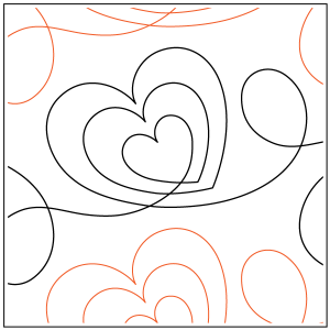 Three of Hearts Pantograph