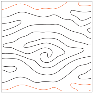 Wood Grain - Petite Pantograph