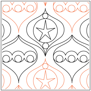 Vintage Ornaments Too Pantograph